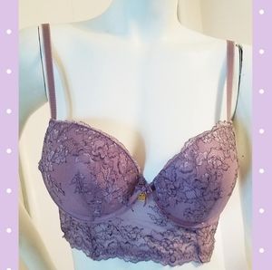 Daisy Fuentes Lace Bra Bralette Size 36B NWOT Underwire Molded Padded Cups
